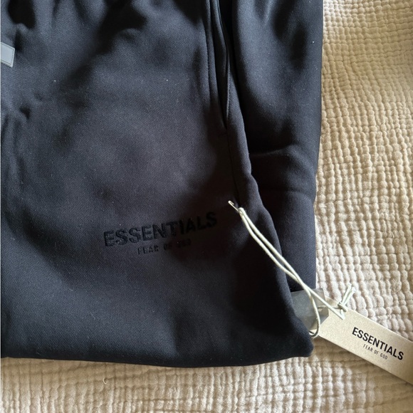 Essentials Black Sweatpants Comfortable Joggers - Picture 5 of 6